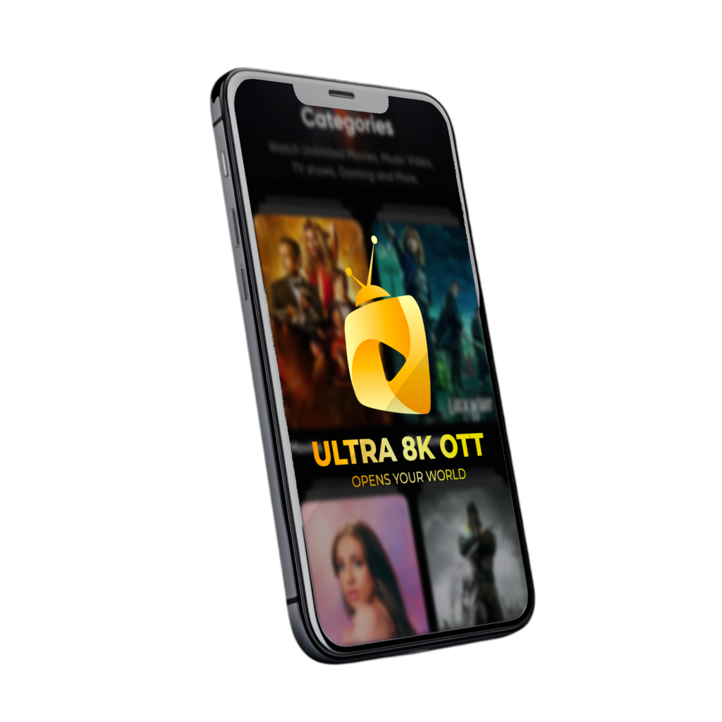 Ultra 8K Panel IPTV Streaming Interface